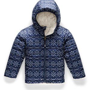 North Face Girls Toddler Mossbud Swirl Reversible Heatseeker Jacket NWT